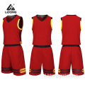 Ademend snel droge basketbaltrui en shorts sets